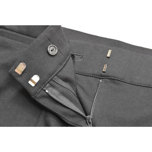 Lane Bryant Womens Plus Size 18 Black Flare Leg Cropped Dress Pants Stretch - Picture 6 of 8